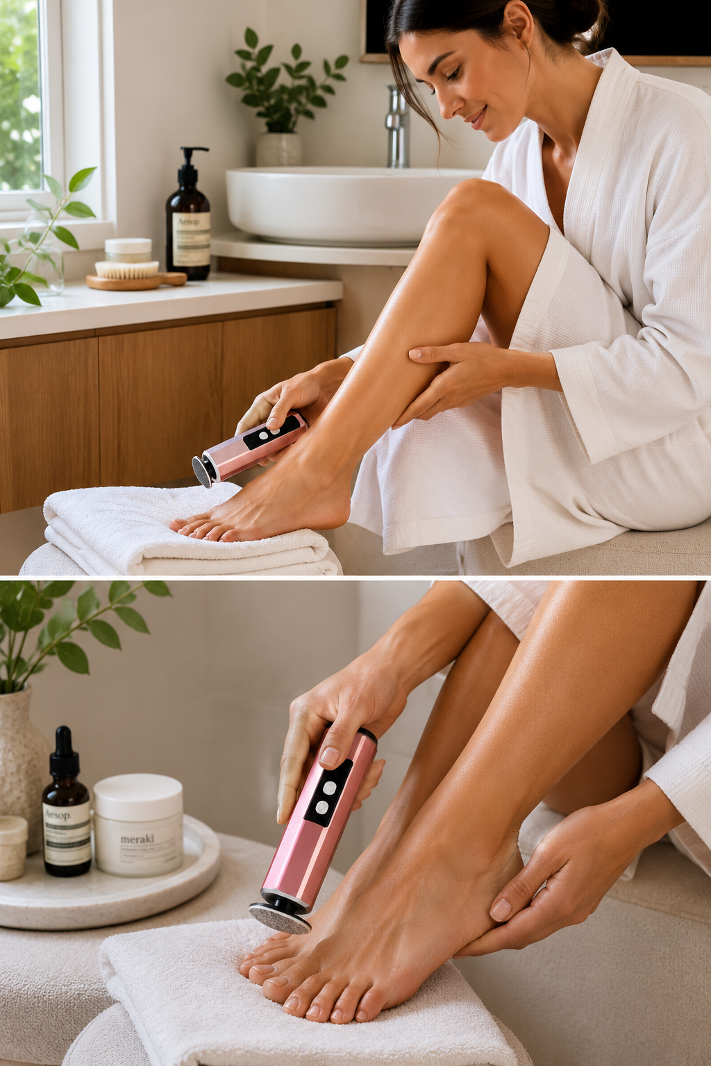 Soin pieds et mains 2-en-1